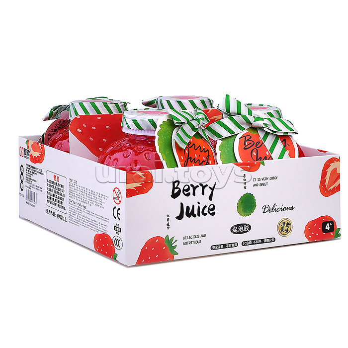 Игрушка-Антистресс "Лизун. Сочная клубника"