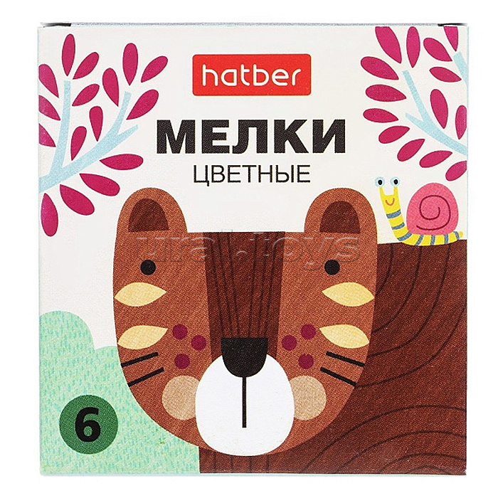 
Мелки "Нарисуй-ка!" 6 цв. в картонной коробке