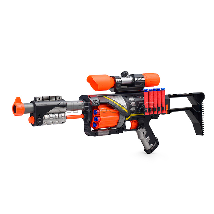 Автомат "Победитель" с мягкими полимерными пулями, в коробке Автомат "Победитель" с мягкими полимерными пулями, в коробке