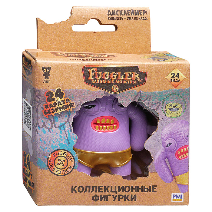 Коллекционная фигурка Тигровый Красавец, 1 шт. в коробке с окном, Fuggler Gold Edition