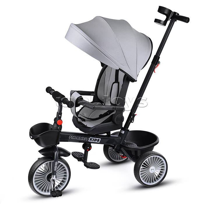 Велосипед 3-х колесный, серый