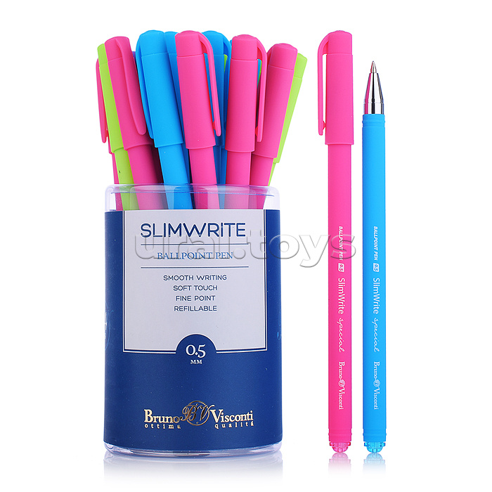 Ручка шарик. "SlimWrite" 0.5 мм синяя Ручка шарик. "SlimWrite" 0.5 мм синяя
