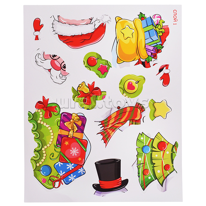 3Д аппликация. Новогодние игрушки своими руками