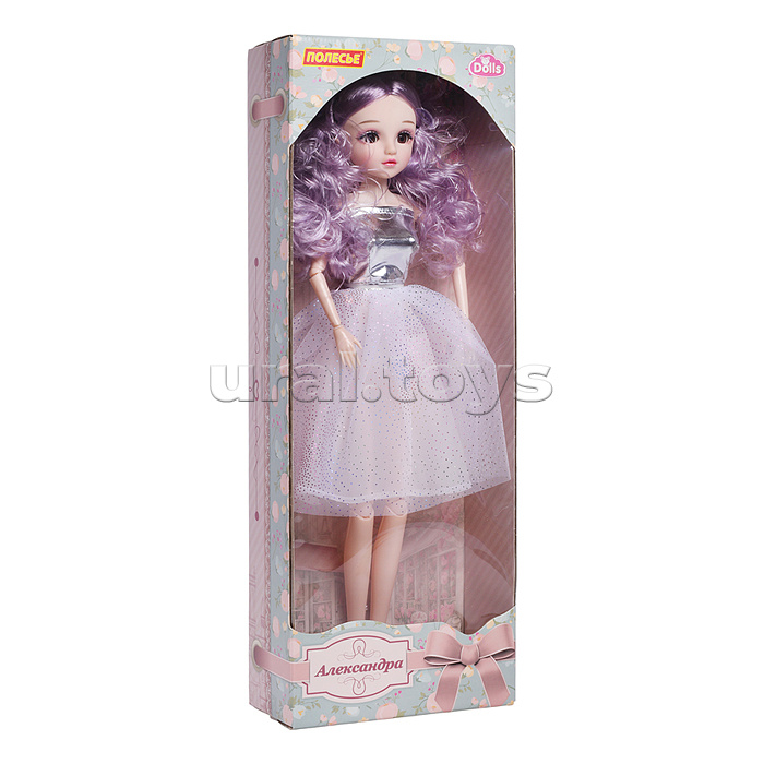 Кукла "Александра" (55 см) в коктейльном платье (в коробке)