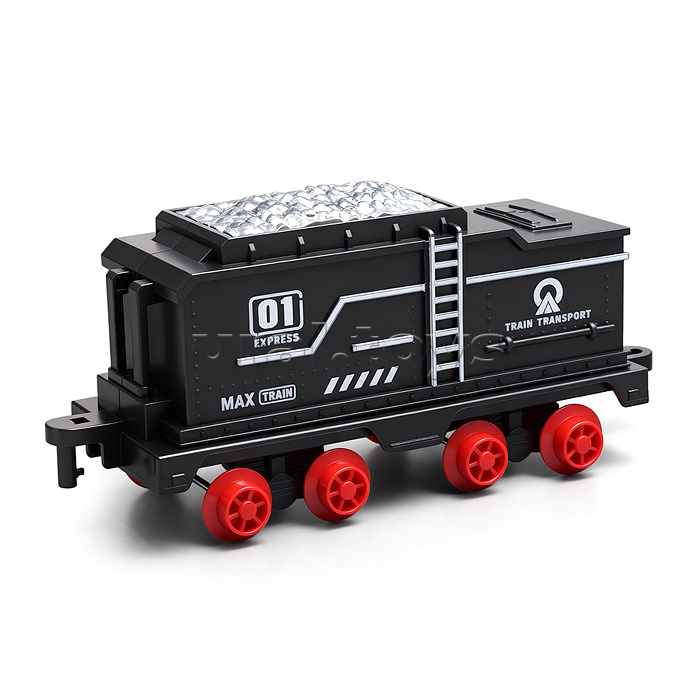 Железная дорога "Поезд и пути-3" (свет, распылитель) в коробке