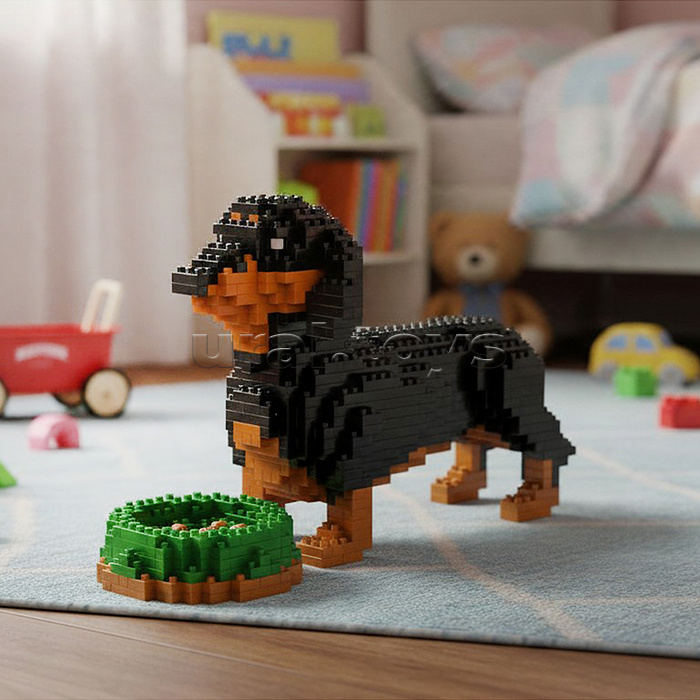Конструктор "Такса" 3D, в коробке