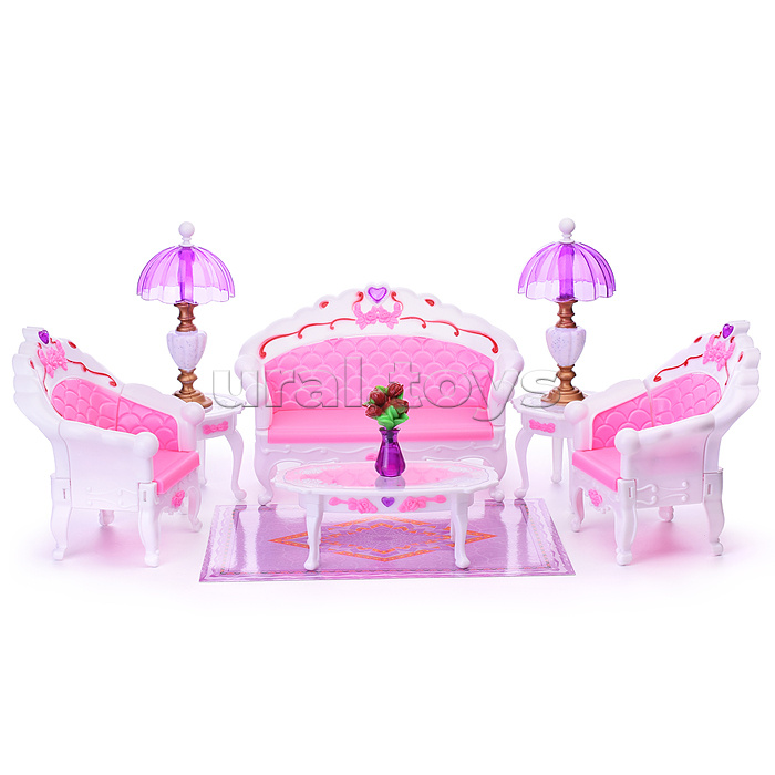 Набор мебели для кукол "Гостинная" в коробке