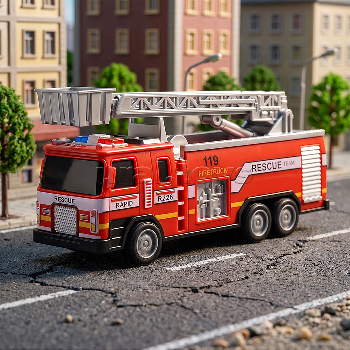 Набор машин "Спасательная техника" (инерционная) в коробке