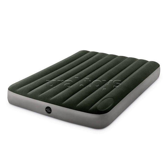 Матрас надувной Dura-Beam Full, 137 х 191 х 25 см, с встроенным ножным насосом, 64762 INTEX