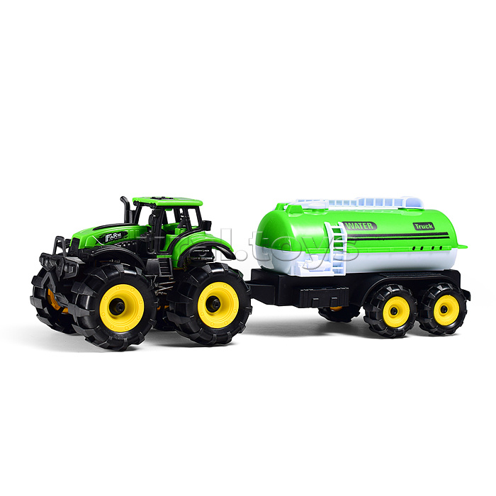 Трактор "Фермерский" с цистерной, в коробке