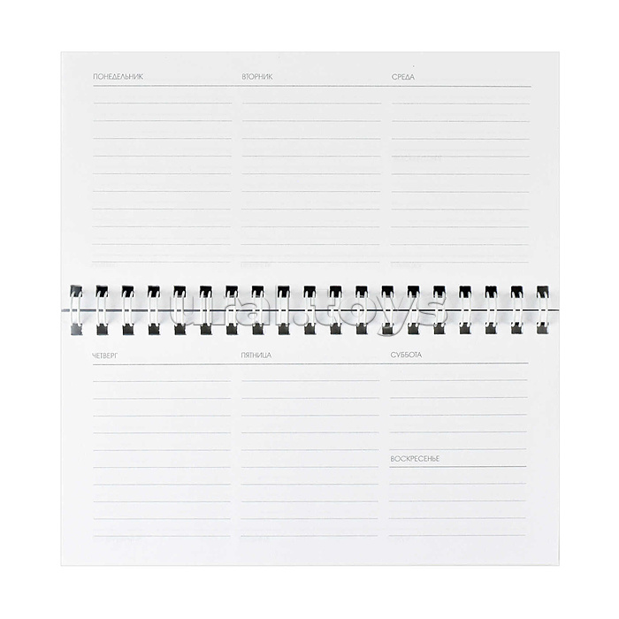 Еженедельник недатированный 64л. "Роскошные розы" 165х85 мм, мягкий переплёт