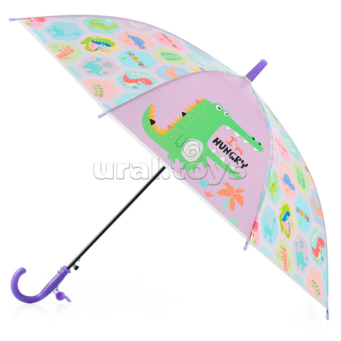 Зонт детский "Голодный динозаврик" (50см.)