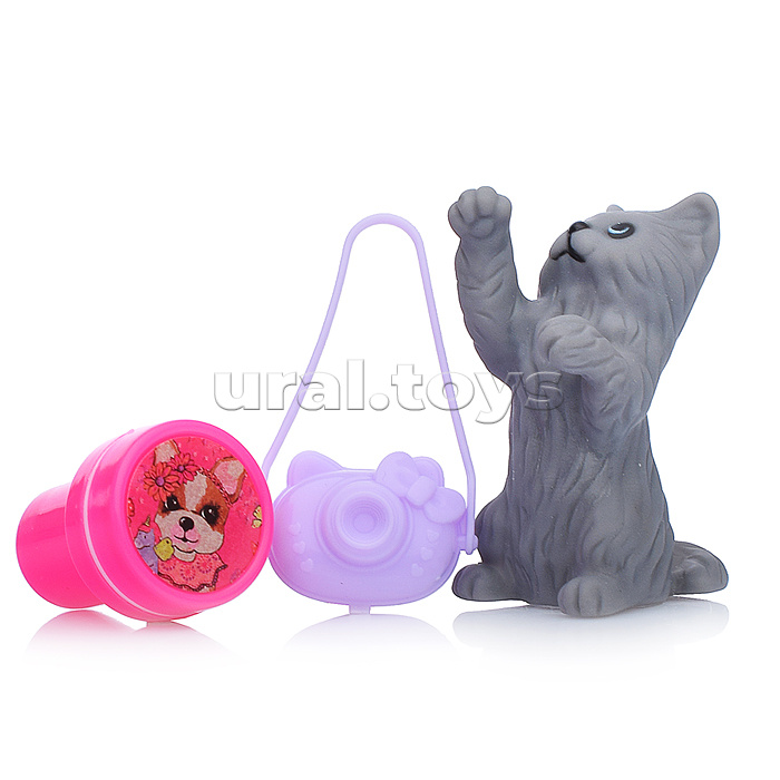 Набор питомец "Собачки, кролики, котята" с аксессуарами, в коробке