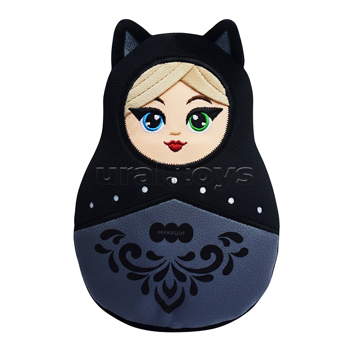 Игрушка с вишнёвыми косточками "Кошка Матрёшка"
