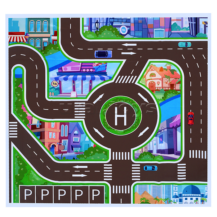 Набор машин "Мега заезд" (металл.) в коробке