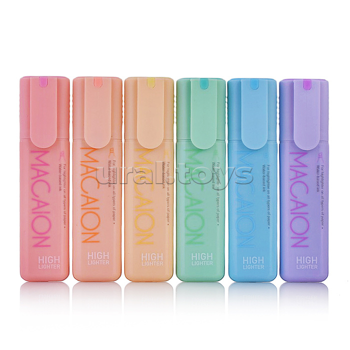 Набор маркеров-выделителей (6 цветов в наборе)