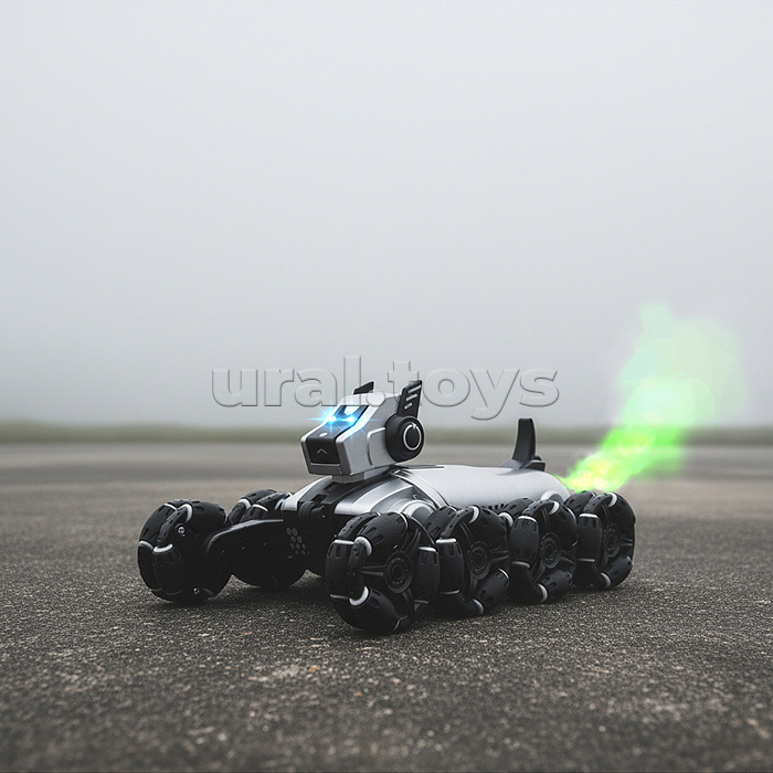 Машина "Мощный мотор" р/у, 27 MHz, с дымом, в коробке