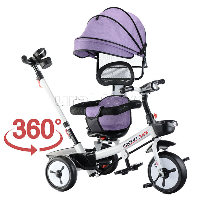 Велосипед 3-х колесный, фиолетовый