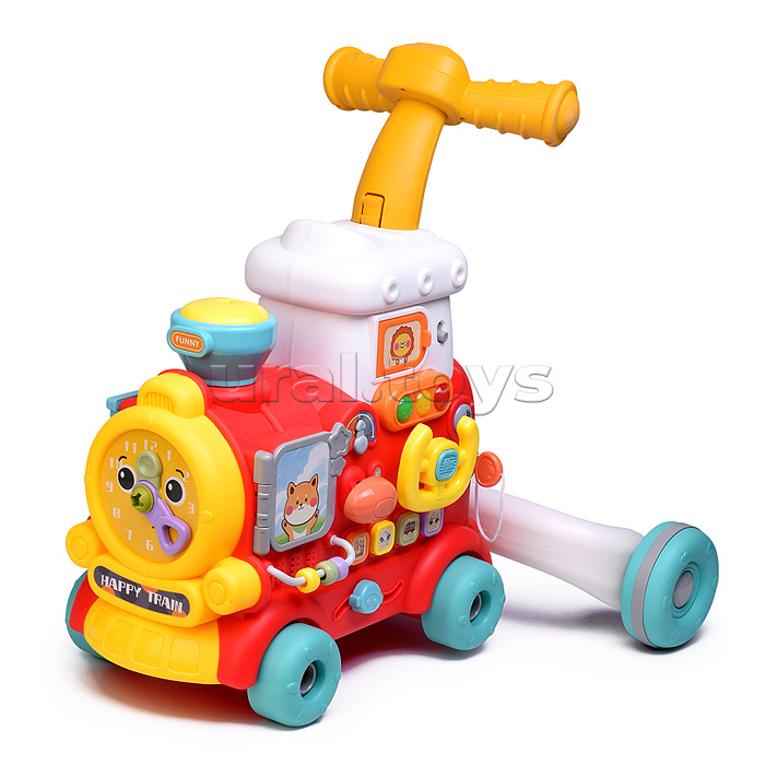 Игровой центр-Каталка "Маленький поезд" со спреем, в коробке