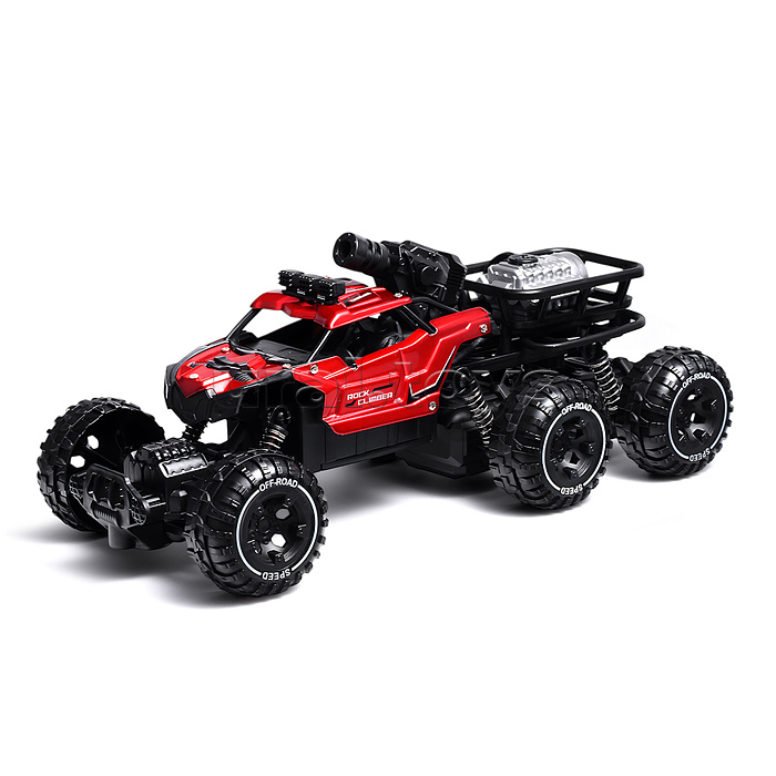 Машина "Погоня за монстрами" красный, р/у, 27 MHz, в коробке