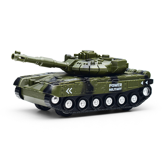 Набор транспорт "Военный автовоз с техникой" 1:16 (свет,звук) в коробке