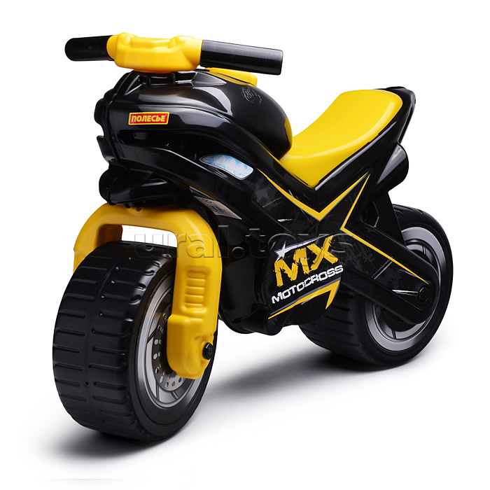 Каталка-мотоцикл "МХ" (чёрно-жёлтая)