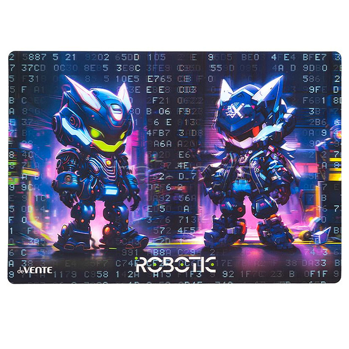 Покрытие настольное для лепки 3D "Robotic" 33x23 см, пластиковое 600 мкм, с цветным рисунком