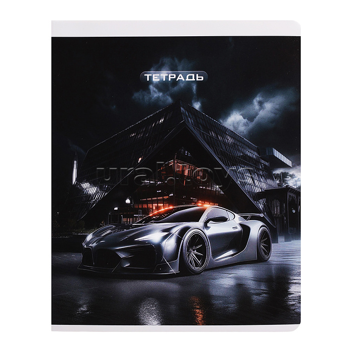 Тетрадь 48 л, клетка "Сити-драйв" А5+, мягкий переплёт (2 скобы)