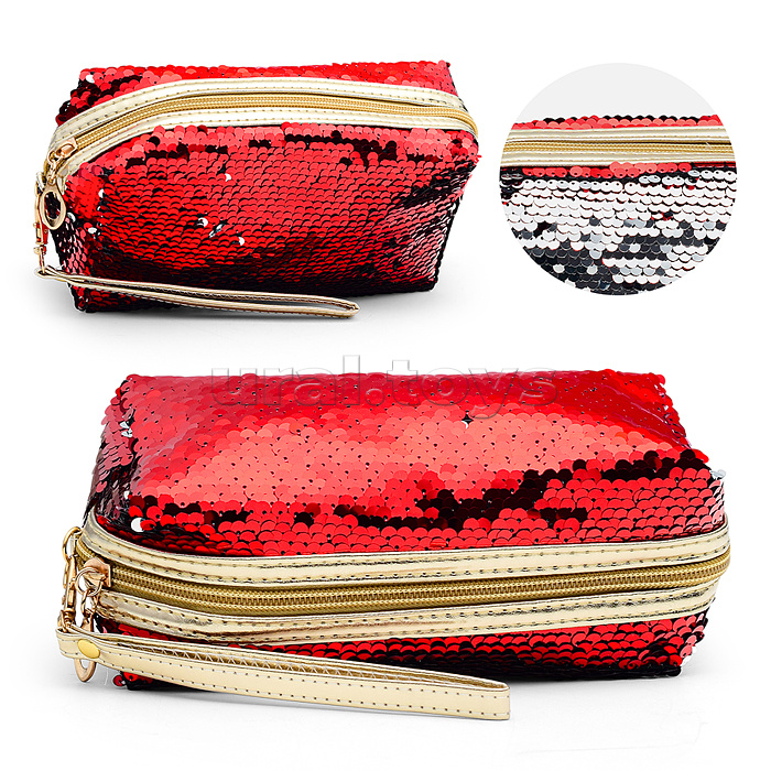 Косметичка "Мой стиль"с пайетками,на молнии