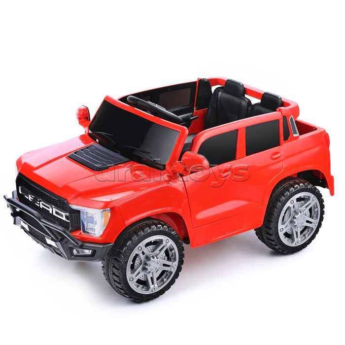 Электромобиль "Городской гигант" на аккумуляторе, с р/у управлением, в коробке (красный)