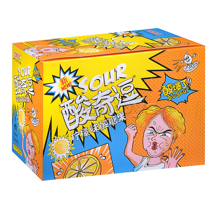 Леденцы кислые Sour Candy Mini 26 г, в пластиковом пакете с подвесом, лимон Леденцы кислые Sour Candy Mini 26 г, в пластиковом пакете с подвесом, лимон