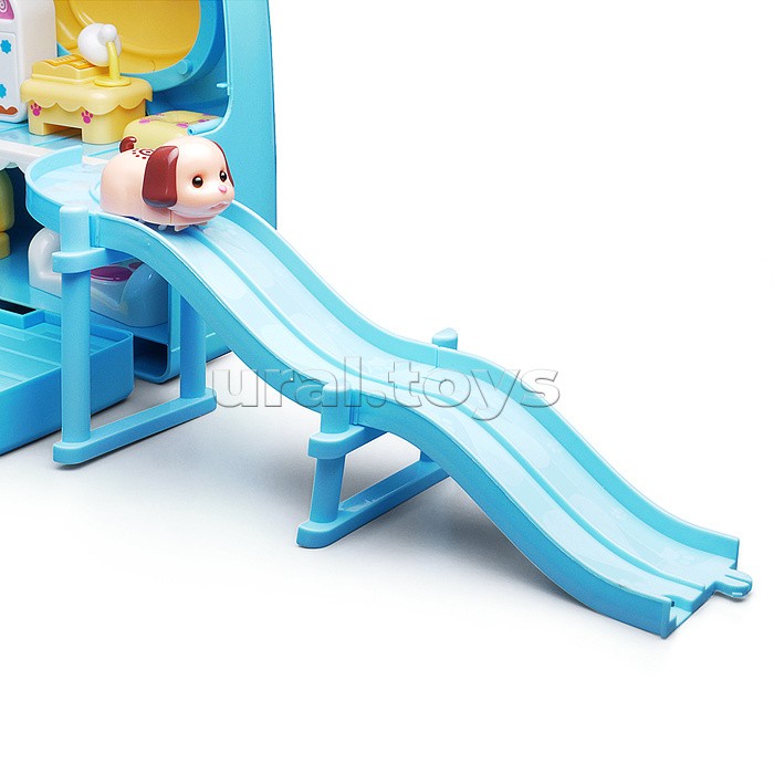 Игровой набор "Домик с животными" с аксессуарами, на батарейках, в коробке