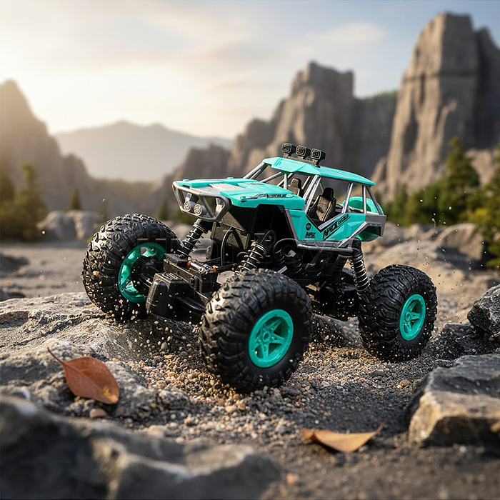 Машина "All‑Terrain Force" р/у, 27 MHz, в коробке