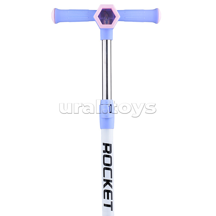 Самокат 3-х колесный ROCKET, фиолетовый