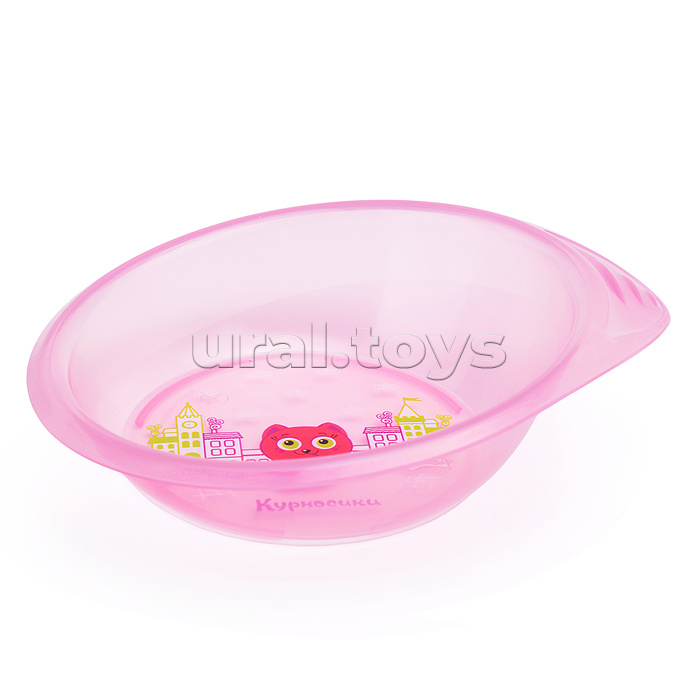 Тарелочка детская для первых блюд на присоске, ассорти,