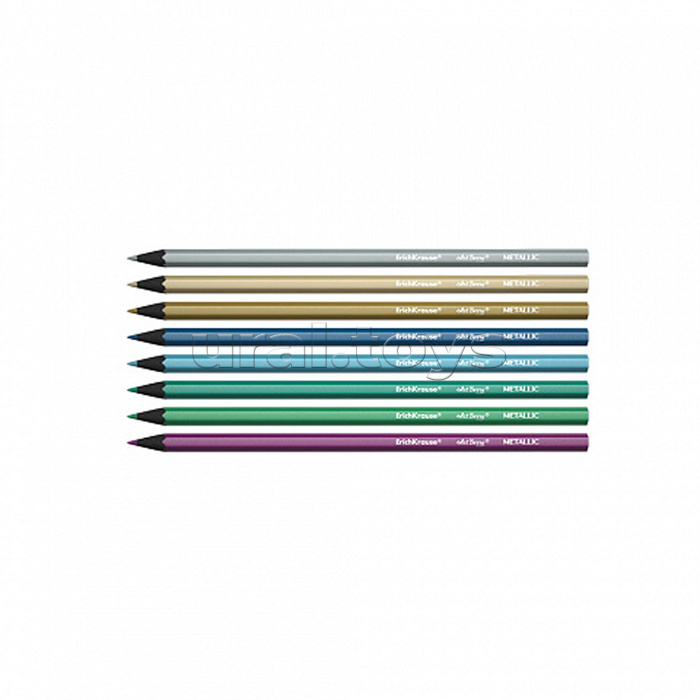 Карандаши цветные 8цв Metallic Creative Line