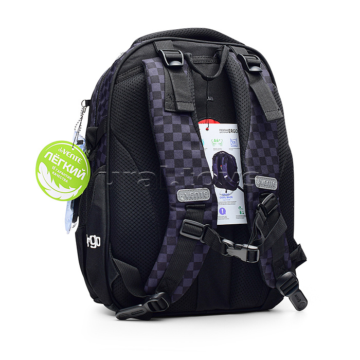 Рюкзак "Ergo. Super Spy" школьный 39x28x20 см (18 л) 600 г, 2 отделения на молнии, одно с уплотненным отделением для ноутбука до 15 дюймов и книг и карманом для учебников, второе с органайзером и карабином для ключей, передний карман на молнии с сетчатым Рюкзак "Ergo. Super Spy" школьный 39x28x20 см (18 л) 600 г, 2 отделения на молнии, одно с уплотненным отделением для ноутбука до 15 дюймов и книг и карманом для учебников, второе с органайзером и карабином для ключей, передний карман на молнии с сетчатым