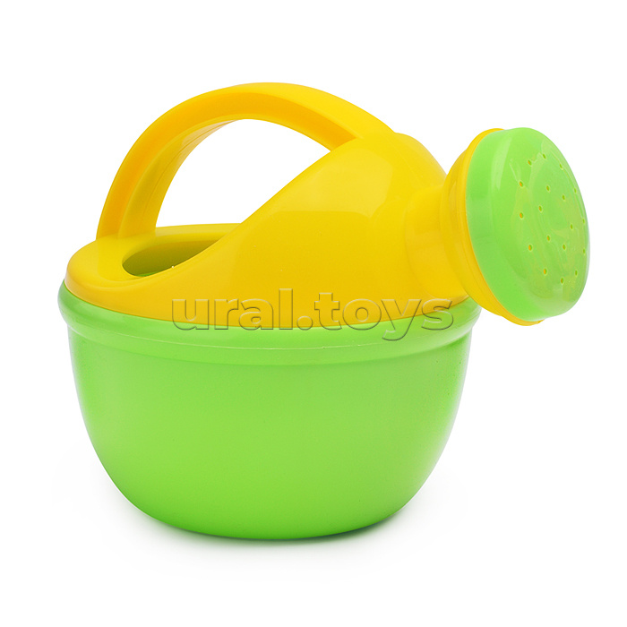 Песочный набор "Три кота" №14: Ведро с наклейкой, лопатка №5, грабельки №5, лейка малая №4