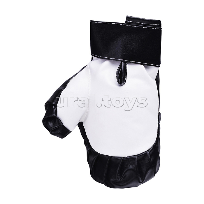 Боксерский набор №7 (лапа и перчатки) черный