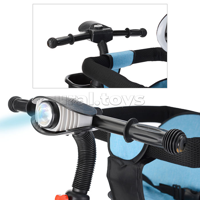 Велосипед 3-х колесный, голубой