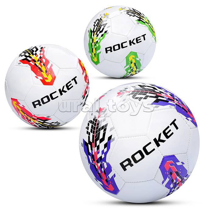 Мяч футбольный ROCKET, PVC, размер 5, 280 г