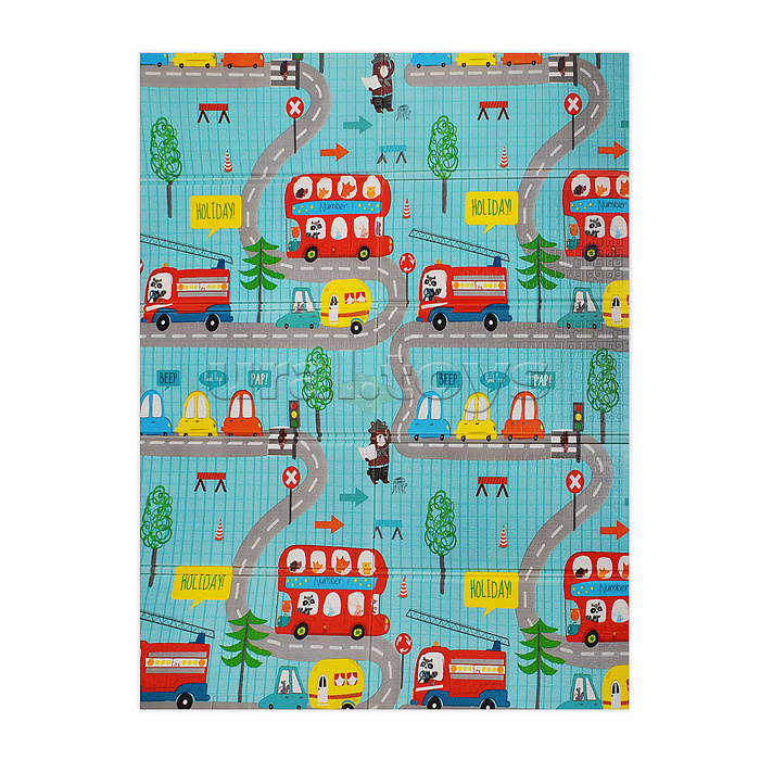 Коврик развивающий "Животные на прогулке" (150*180*0.8см.)