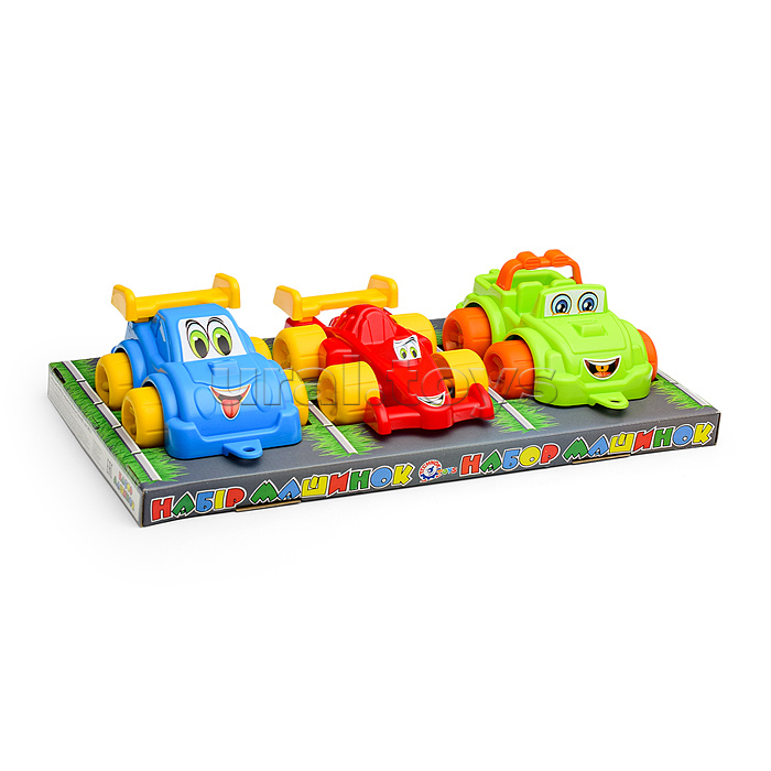 Набор из 3х машинок Максик