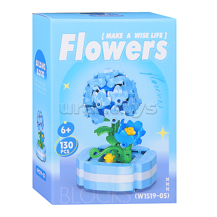 Конструктор "Цветок" (130 дет.) в коробке