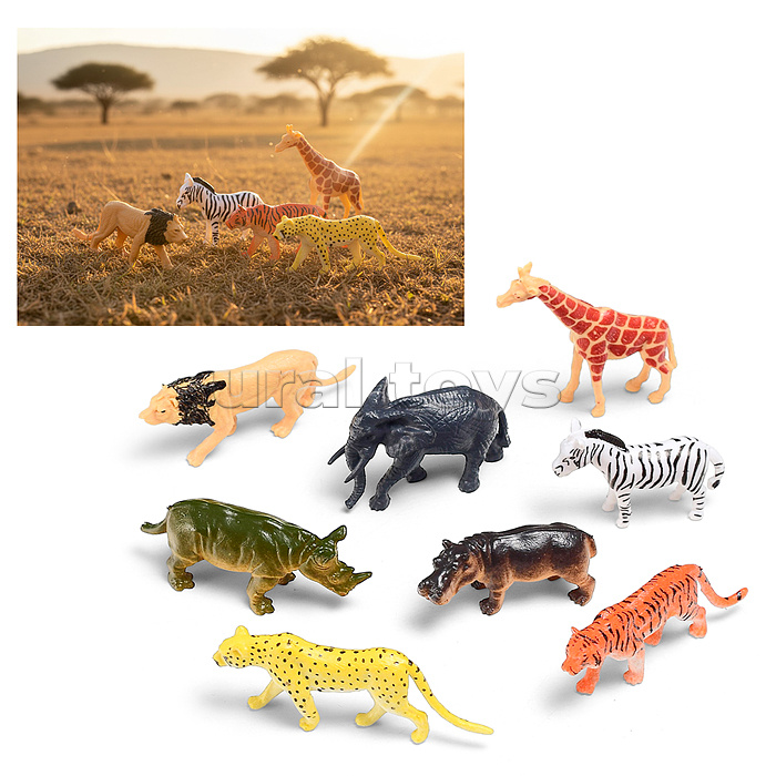 Набор животных "Животные мира" в пакете