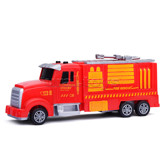 Набор машин "Пожарная фура" в пакете