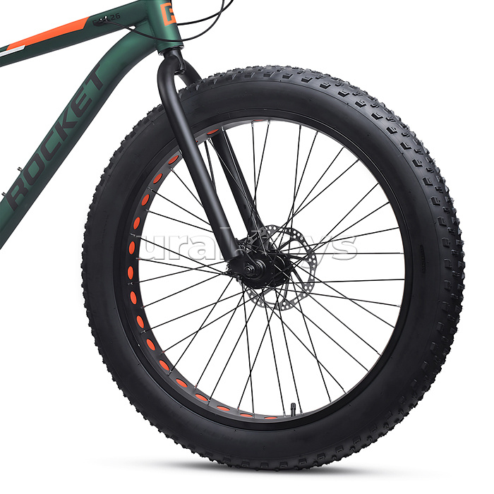 Велосипед 26" Rocket Fat 26, цвет хаки, размер 18"