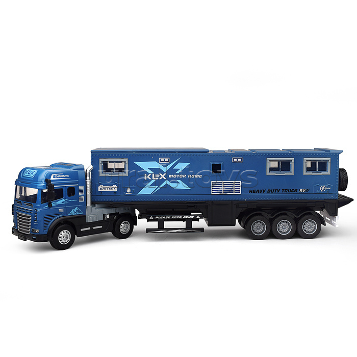 Машина "Фура Блок- контейнер" (свет,звук) в коробке