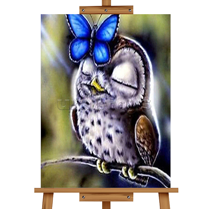 Набор для рисования "Картина по номерам 30х20 см. Совушка"