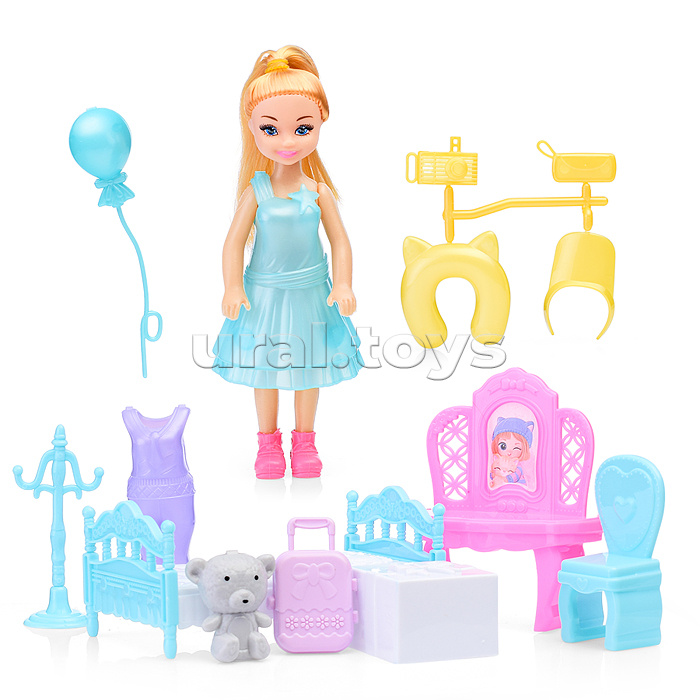 Кукла с аксессуарами, в пакете